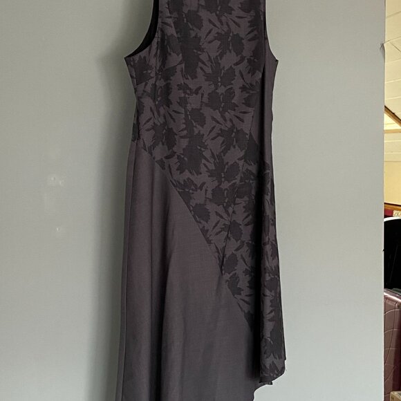Banana Republic steele gray bias cut sleeveless dress Size 4 - Picture 8 of 8